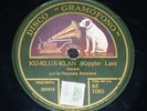 JAZZ 78 rpm RECORD Disco Gramófono ORQUESTA EXCELSIOR Ku Klux Klan / El Taita...