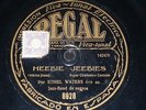 JAZZ 78 rpm RECORD Regal ETHEL WATERS & Jazz Band de negros HEEBIE JEEBIES / ...