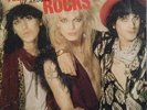 HANOI ROCKS *UP AROUND THE BEND* 1984 GLAM PUNK SPANISH 45 PROMO