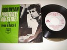 Bob Dylan Positively 4th Street DJ Promo White Label  45  w PS Near Mint vinyl