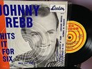 JOHNNY REBB - HITS IT FOR SIX-  P/S 45 EP VINYL RECORD