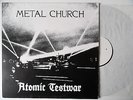 METAL CHURCH - Atomic Testwar LP  very rare  AXXIS Riot DIO Anvil MANOWAR Dokken