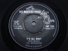 IMPRESSIONS = It's All Right = NR MINT = R&B = HMV 1226 = 1963 = UK =