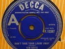 KIM DAVIS TAKE YOUR LOVIN AWAY OG UK 1966 DECCA DEMO 45