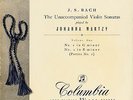 ***  BACH / PARTITA No. 1  # JOHANNA MARTZY - COLUMBIA 33 CX 1286  ***