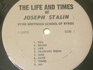 ROBERT WILSON/BYRD HOFFMAN SCHOOL OF BYRDS ...Joseph Stalin LP PRIVATE Sound Art
