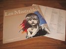Vinyl double album Les Miserables original London cast 1985