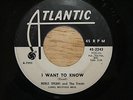 Merle Spears, rare soul 45, I Want To Know, Atlantic white label promo 45- 2243