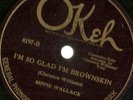 Sippie Wallace So Glad I'm a Brownskin Clarence Williams Bechet Okeh 8197 78 rpm