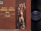 MILSTEIN MORINI bach vivaldi concerto sonata RARE FRENCH COLUMBIA SAXF 1050 LP