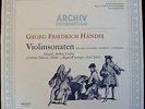 HANDEL Violin Sonatas MELKUS Muller Wenzinger 2 LP 1968 ARCHIV 198 474/75 Stereo