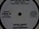 JACK ASHFORD HOTEL SHEET MAGIC DISC PROMO FUNK  12