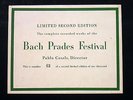 Columbia SL-161 Pablo Casals Prades Festival Orchestra 2ND ED #63 VG++ 10LPS