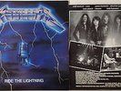 Metallica 1984 Ride The Lightning LP Rare Original Megaforce MRI 769 VG+/VG+ NR