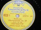 WILHELM KEMPFF BEETHOVEN - KLAVIERSONATE N° 29 , OP. 106: GROSSE SONATE 5-78 NM