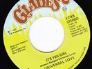 CROSSOVER  SOUL 45 RPM - UNIVERSAL LOVE on GLADES  RECORDS