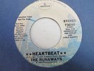 THE RUNAWAYS Heartbeat/Neon Angels MERCURY Rock VG++ PROMO JOAN JETT