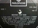 THE BEATLES - BEATLES FOR SALE PARLOPHONE VINYL RECORDS STEREO PCS-3062