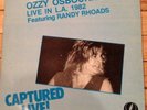 Ozzy Osbourne Captured Live Lp Album Randy Rhoads