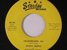 SONNY BURNS & GEORGE JONES: Heartbroken Me / Tell Her 45 rare Country