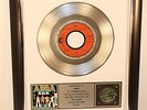 ABBA, S.O.S., Single Platin Record, platin Schallplatte, Award, gold