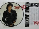 MICHAEL JACKSON BAD LP 1987 JAPAN ORIG LIMITED PICTURE DISC VERY RARE