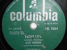 India Cliff Richard and The Shadows Lucky Lips 78 Rpm Record Made In India s22