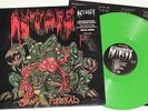AUTOPSY -Mental Funeral LP 1991 , ORIG. PEACEVILLE , GREEN VINYL sadistic intent