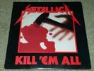 Metallica Lp album Kill Em All Record Megaforce Vg++  Heavy Metal original NM