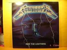 Metallica-Ride The Lightning 1st Press Megaforce Misprint cover MRI-769 VG RARE