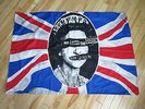 RARE ORIGINAL JAMIE REID PROMO FLAG BANNER SEX PISTOLS GOD SAVE THE QUEEN BANNER
