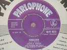 CHARLIE GRACIE. FABULOUS. PARLOPHONE 45-R 4313 (HARD TO FIND).