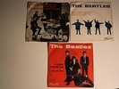 3x Italy Beatles 45's:Please Me,Help,A Hard Day's Night w/Picture Sleeve Italian
