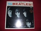Meet The Beatles Rainbow Label LP Shrink wrap Mod Pop Rock & Roll LP