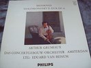 GRUMIAUX VIOLIN BEETHOVEN CONCERTO VAN BEINUM 1ED PHILIPS MINIGROOVE PAUL HUF CV
