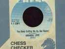 Northern Soul Popcorn 45 AMANDA LOVE You Keep Calling Me By Her Name CHESS Promo