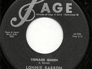 LONNIE BARRON WITH CASEY CLARK BAND MICHIGAN ROCKABILLY SAGE LBL TEENAGE QUEEN