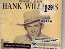 HANK WILLIAMS EP Memorial Album Vol # 1 Mint/SEALED MGM  50s Loose baggy