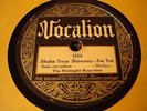 JAZZ MIDNIGHT ROUNDERS Shake Your Shimmy/ALBERT WYNNE GUT BUCKET VOCALION 1218