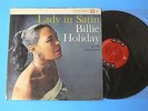 BILLIE HOLIDAY LP LADY IN SATIN ORIG 1959 COLUMBIA SIX EYE 1A / 1C Pressing Nice