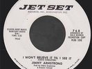JIMMY ARMSTRONG I won't believe it till RARE NORTHERN DEEP SOUL 45 on JET SET