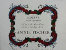COLUMBIA SAX 2335 *BLUE/SILVER *ANNIE FISCHER* MOZART PIANO CONCERTOS 20 & 23 NM
