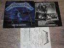 METALLICA Ride the Lightning Megaforce Records Misprints Galore