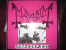 Mayhem - Deathcrush mini LP orig POSERCORPSE issue in great shape black metal