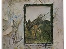 LED ZEPPELIN - ZOSO - SIGNED BY BAND - VINYL LP SLEEVE ONLY - ORIGINAL