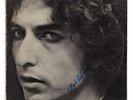 BOB DYLAN - HARD RAIN - SIGNED BY ARTIST - VINYL LP SLEEVE ONLY - ORIGINAL