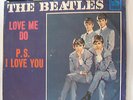 THE BEATLES Love Me Do 45 RARE ORIGINAL TOLLIE PICTURE SLEEVE nice copy