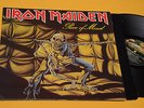 IRON MAIDEN LP PIECE OF MIND 1°ST ORIG UK 1983 EX GATEFOLD COVER TOP COLLECTORS