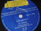 ROY ORBISON - Hurtin 78 RPM PROMO BRAZIL ==== soul DIFF of lp mono elvis presley
