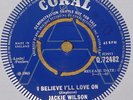 JACKIE WILSON   I BELIEVE I'LL LOVE   LONELY TEARDROPS   UK DEMO 7